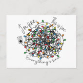 メリークリスマスホリデーカード シーズンポストカード (正面)