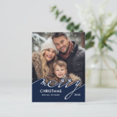 メリークリスマスホリデーカード シーズンポストカード (スタンド正面)