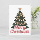 メリークリスマスホリデーカード：喜ばしい新しいモデル シーズンカード (スタンド正面)