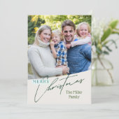 メリークリスマスホリデーカード 招待状 (スタンド正面)