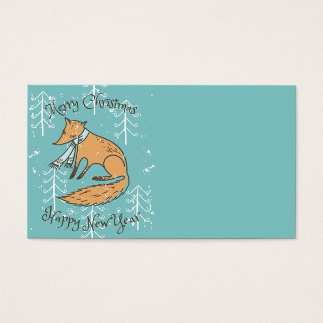 メリークリスマスホリデーキツネコージー (正面)