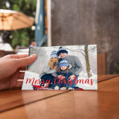 メリークリスマスホリデーキュートフェスティバルストリングライト シーズンポストカード