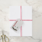 メリークリスマスホリデーギフトラベル ギフトタグ (より糸付き)