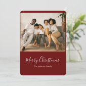 メリークリスマスホリデークリスマスカード シーズンカード (スタンド正面)