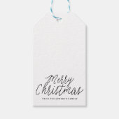 メリークリスマスホリデークリスマスギフトタグ ギフトタグ (正面)