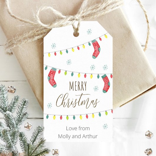 メリークリスマスホリデークリスマスラベル ギフトタグ