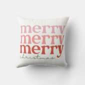 メリークリスマスホリデーグルーヴィレトロ クッション (裏面)