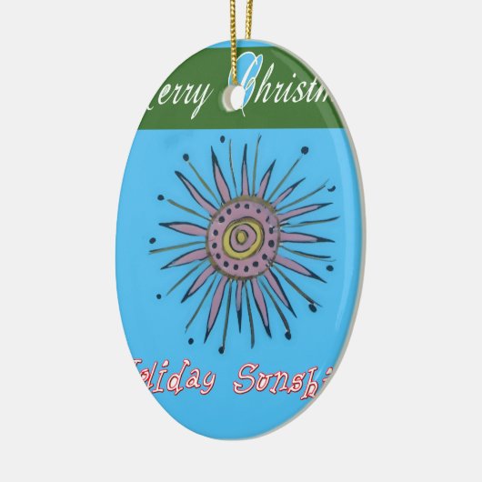 メリークリスマスホリデーサンシャインコレクション セラミックオーナメント (左)