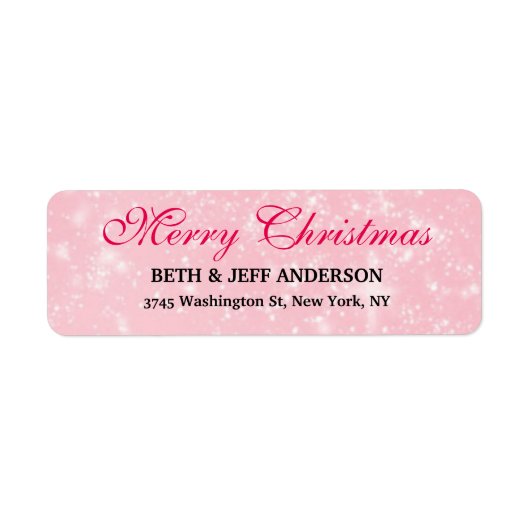 メリークリスマスホリデーシーズン ラベル (正面)