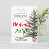 メリークリスマスホリデーシーブリーパーティの招待状 案内状 (スタンド正面)