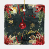 メリークリスマスホリデースプレンダー セラミックオーナメント (裏面)