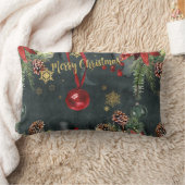 メリークリスマスホリデースプレンダー ランバークッション (ブランケット)