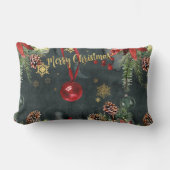 メリークリスマスホリデースプレンダー ランバークッション (正面)