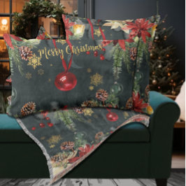 メリークリスマスホリデースプレンダー ランバークッション
