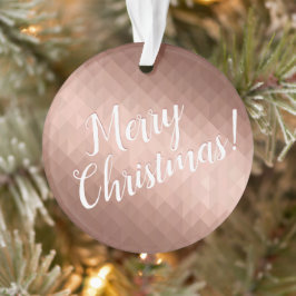 メリークリスマスホリデーズバラ金ゴールドシックなデシグ オーナメント