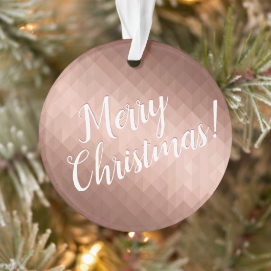 メリークリスマスホリデーズバラ金ゴールドシックなデシグ オーナメント (ツリー)