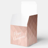 メリークリスマスホリデーズバラ金ゴールドシックなメタリック フェイバーボックス (オープン)