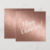 メリークリスマスホリデーズバラ金ゴールドシックデザイン (正面/裏面)