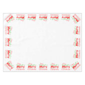 メリークリスマスホリデーテーブルクロスを食べる テーブルクロス (正面(横))