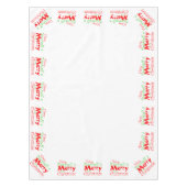 メリークリスマスホリデーテーブルクロスを食べる テーブルクロス (正面)