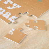 メリークリスマスホリデーデコール ジグソーパズル (側面)