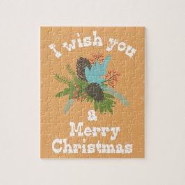 メリークリスマスホリデーデコール ジグソーパズル