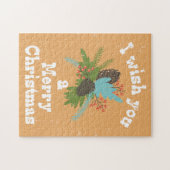 メリークリスマスホリデーデコール ジグソーパズル (横)