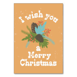 メリークリスマスホリデーデコール テーブルナンバー