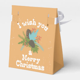 メリークリスマスホリデーデコール フェイバーボックス