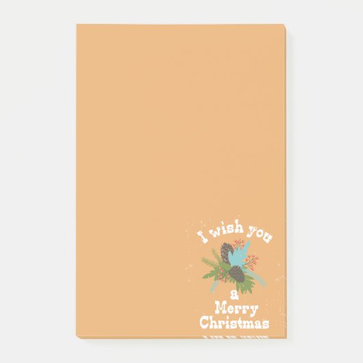 メリークリスマスホリデーデコール ポストイット (正面)