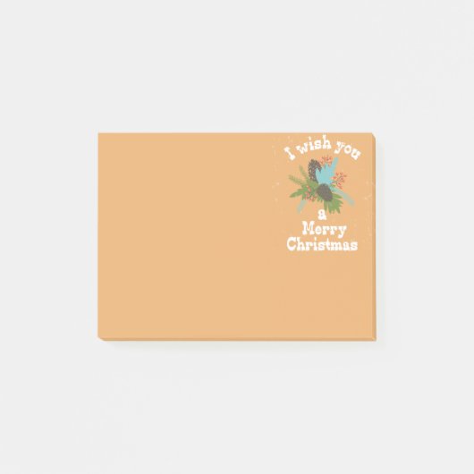 メリークリスマスホリデーデコール ポストイット (正面)