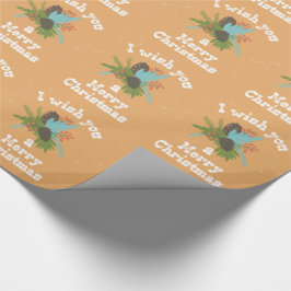 メリークリスマスホリデーデコール ラッピングペーパー