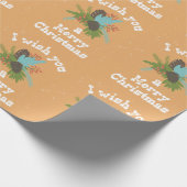 メリークリスマスホリデーデコール ラッピングペーパー (角)