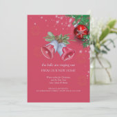 メリークリスマスホリデーパーティニューホームムービング 案内状 (スタンド正面)