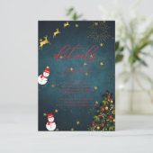 メリークリスマスホリデーパーティーゲスト詳細 エンクロージャーカード (スタンド正面)