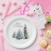メリークリスマスホリデーパーティー紙プレート ペーパープレート (パーティー)