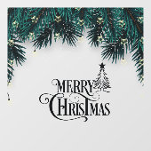 メリークリスマスホリデーパーティー ウィンドウサイン (シート)