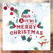 メリークリスマスホリデーパーティー ウィンドウサイン (シート2)