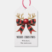 メリークリスマスホリデーパーティー ギフトタグ (正面)