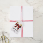 メリークリスマスホリデーパーティー ギフトタグ (より糸付き)