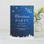 メリークリスマスホリデーパーティー 招待状 (スタンド正面)