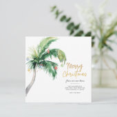 メリークリスマスホリデーパームツリー引っ越しました 案内状 (スタンド正面)