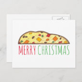 メリークリスマスホリデービスコティパティシイタリアンリー シーズンポストカード (正面/裏面)