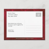 メリークリスマスホリデーフォトカードはがき シーズンポストカード (裏面)