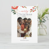 メリークリスマスホリデーフォトフローラ シーズンカード (スタンド正面)