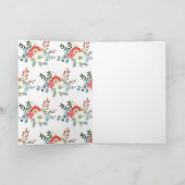 メリークリスマスホリデーフォトフローラ シーズンカード (内部)