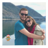 メリークリスマスホリデーフパーソナライズされたァイブフォト フォトキューブ (右)