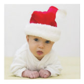 メリークリスマスホリデーフパーソナライズされたァイブフォト フォトキューブ (正面)