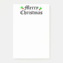 メリークリスマスホリデーポストイットノート