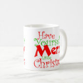 メリークリスマスホリデーマグ コーヒーマグカップ (正面右)